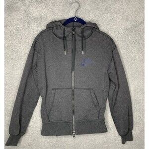 Nike Girls Jacket Zip Up XS Sporty Ruffle Hem with Hood